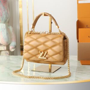 Lv GO-14 MM Malletage Leather handbag
