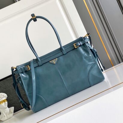 Prad Bonnie large leather handbag