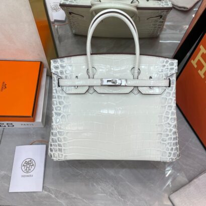 HM Birkin crocodile leather