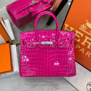 HM Birkin crocodile leather