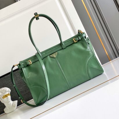 Prad Bonnie large leather handbag