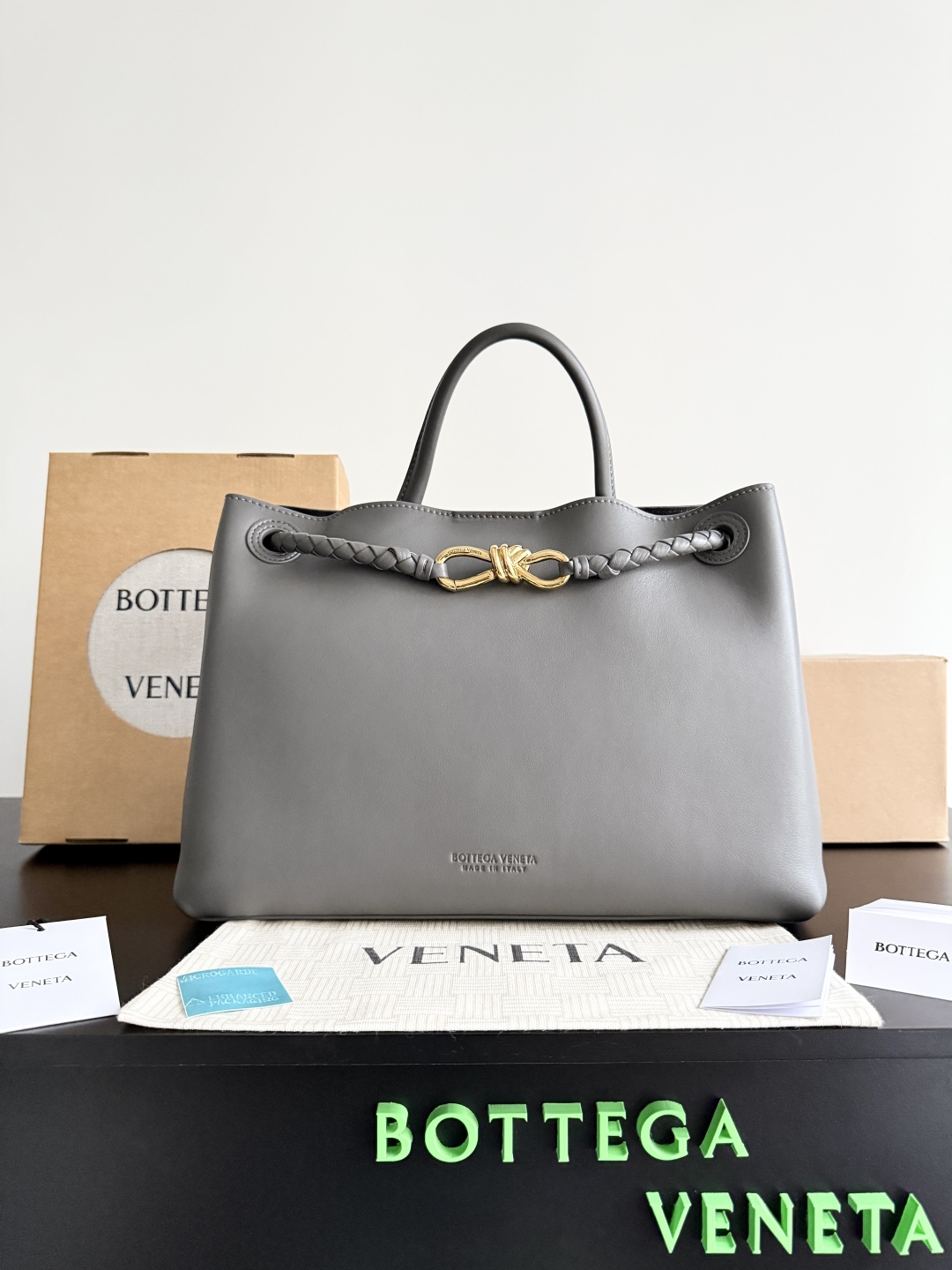 Btg Andiamo Intrecciato Shoulder Bag