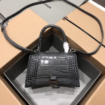 Hourglass Handbag in BB Monogram Denim