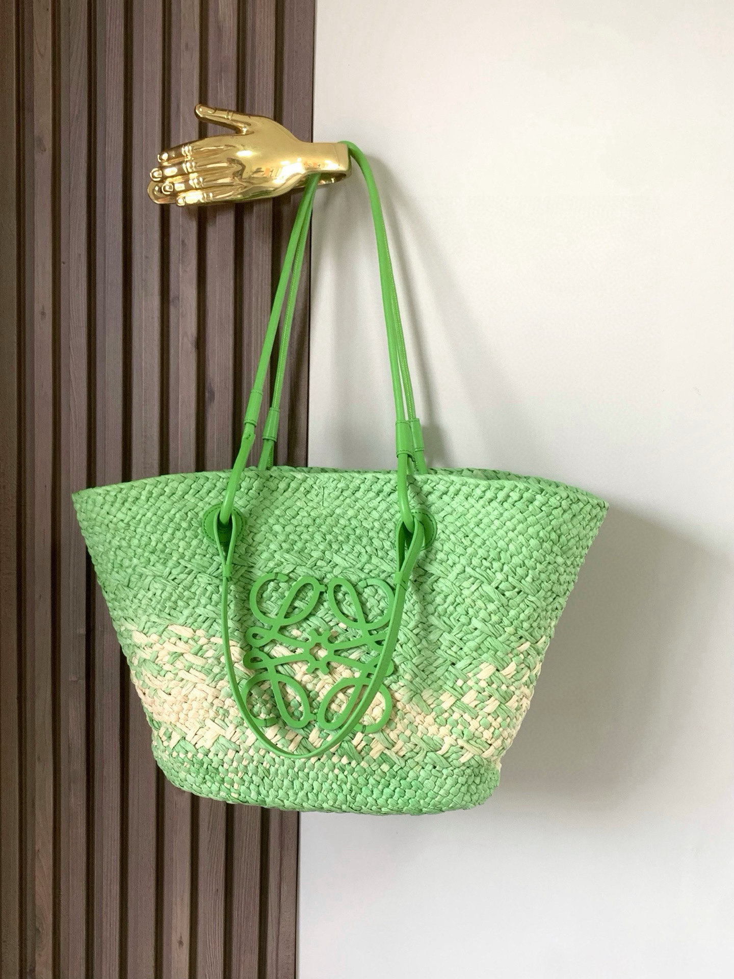 Loe Anagram Basket bag