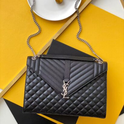 Envelope Quilted Shoulder Bag