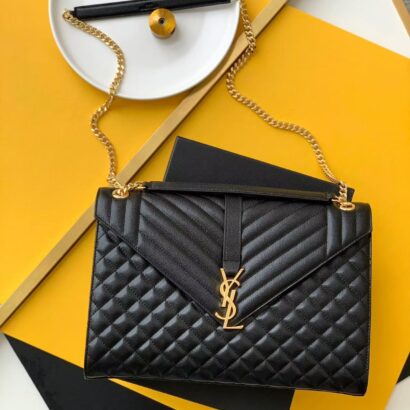 Envelope Quilted Shoulder Bag