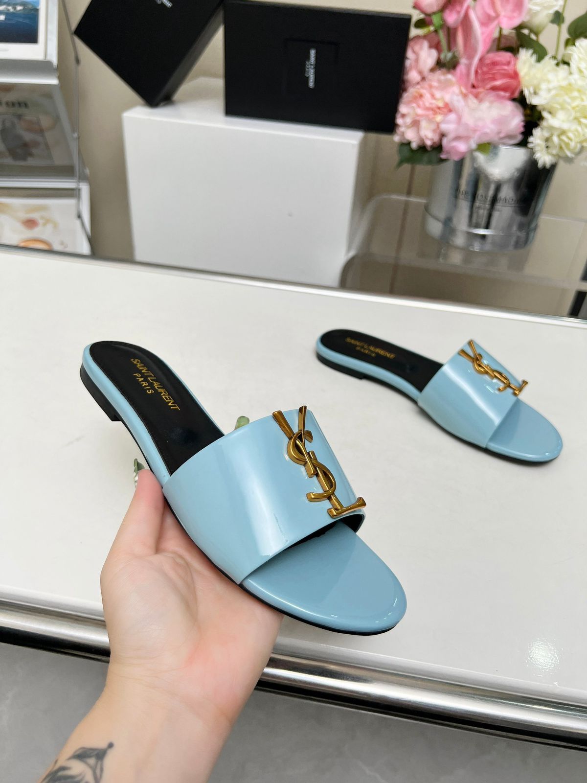 Ysl Flip Flops