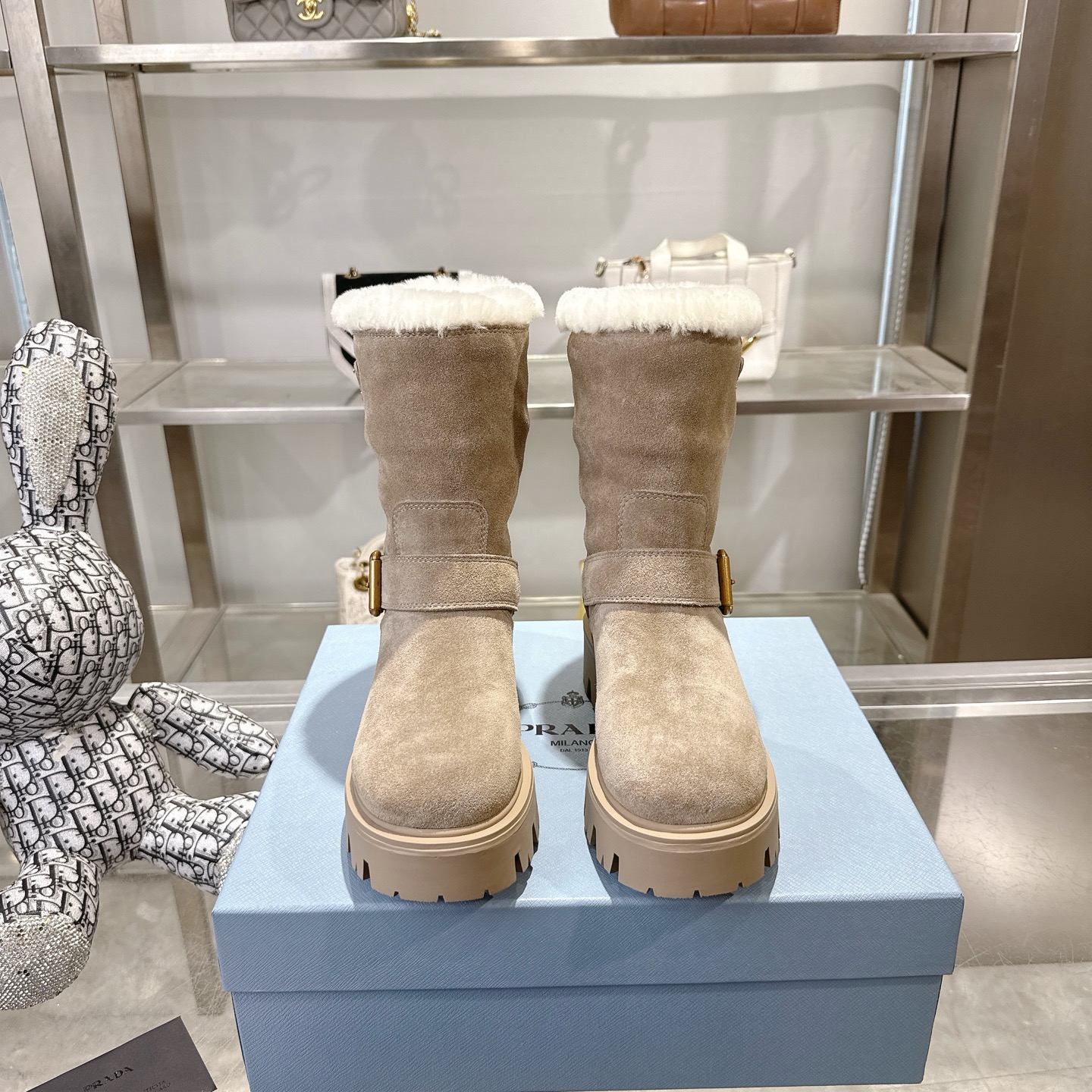 Prad suede boots