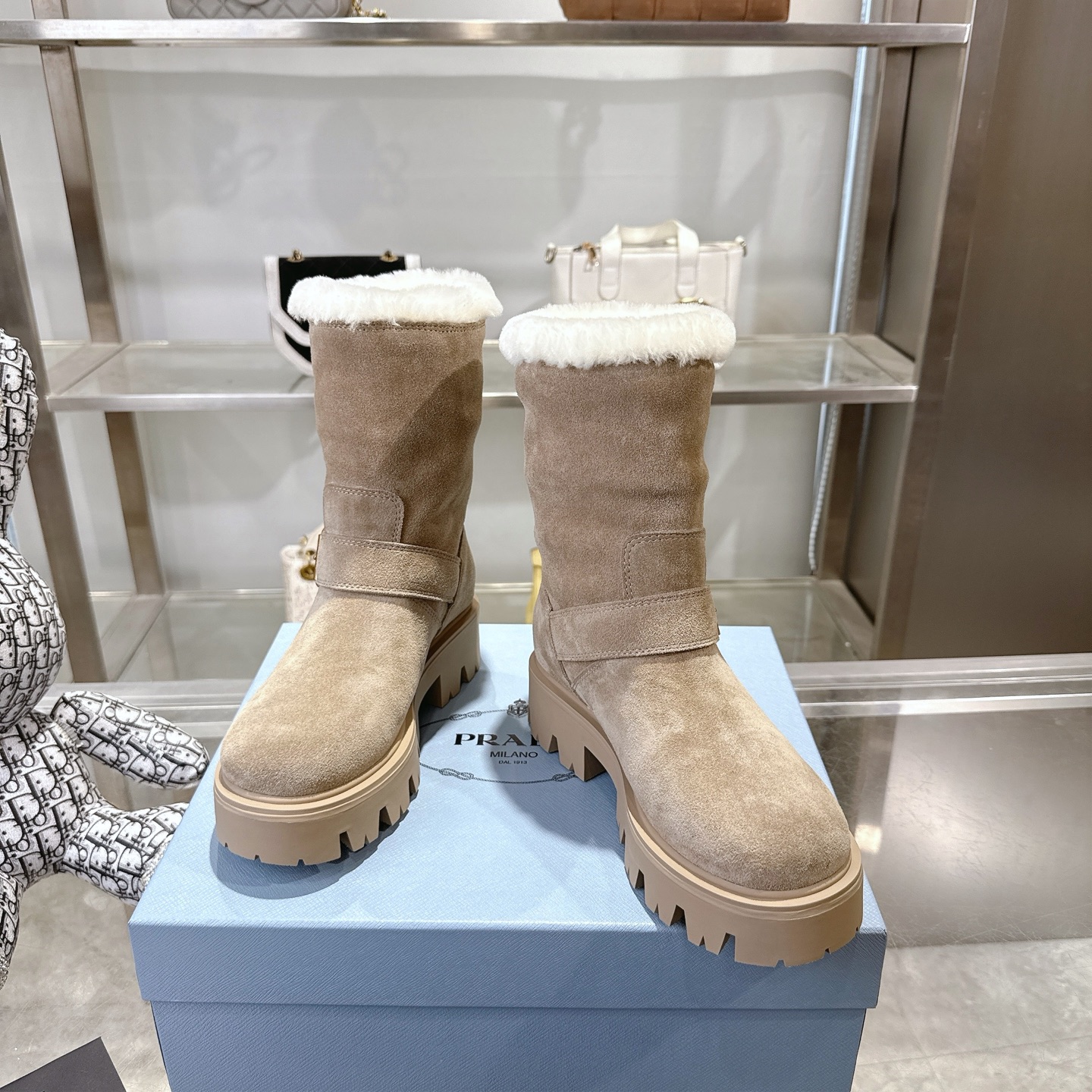 Prad suede boots