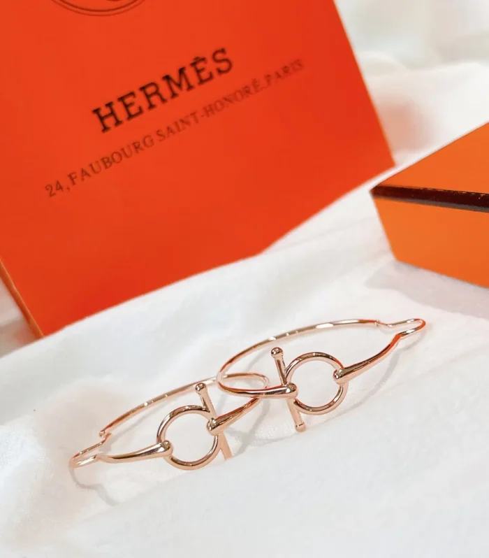 Circle Earrings Rose Gold