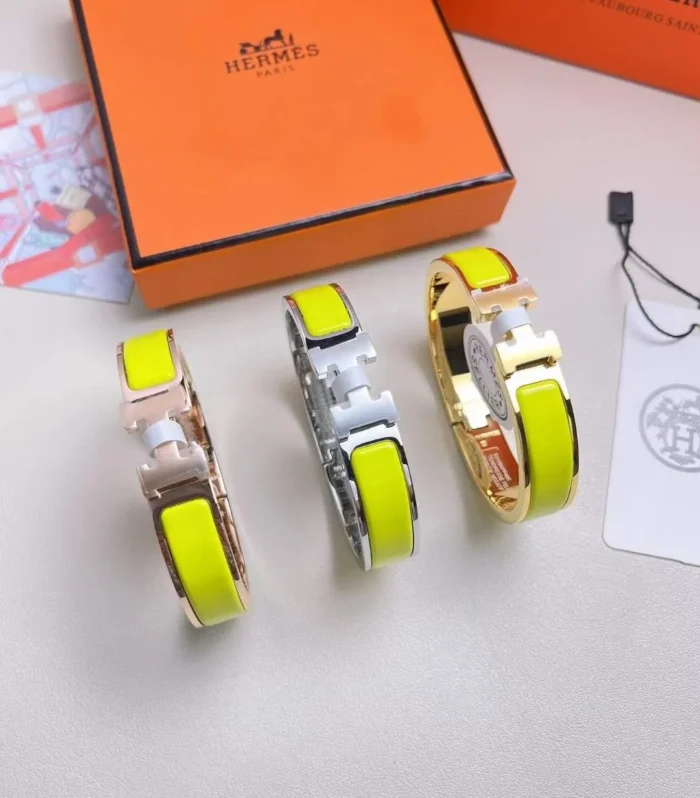 Chic H Enamel Bracelet