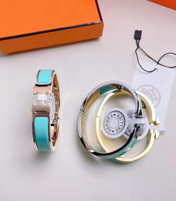 Chic H Enamel Bracelet