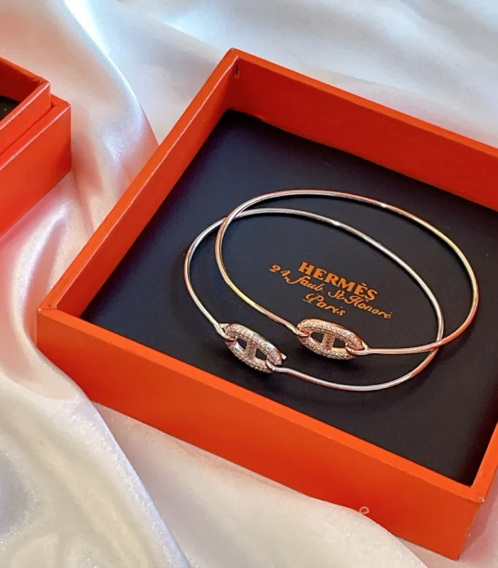 Chained'ancre Bracelet Platinum Rose Gold