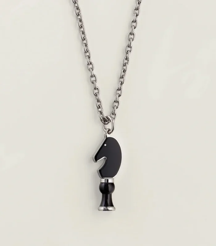 Cavalier Horsehead Necklace Steel