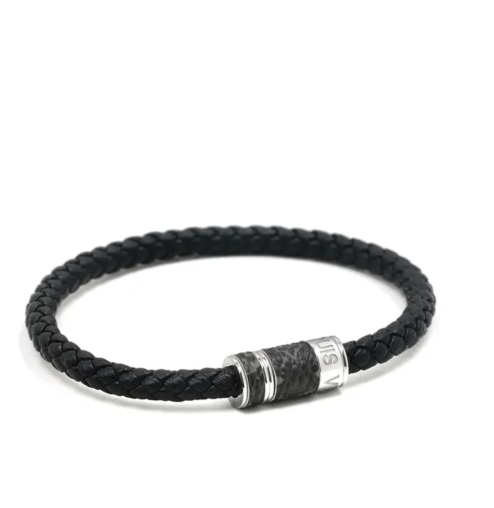 Braided Leather Eclipse Bracelet
