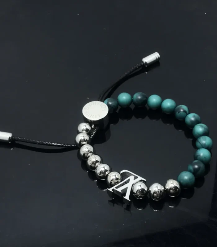 Beaded Two-Tone Bracelet