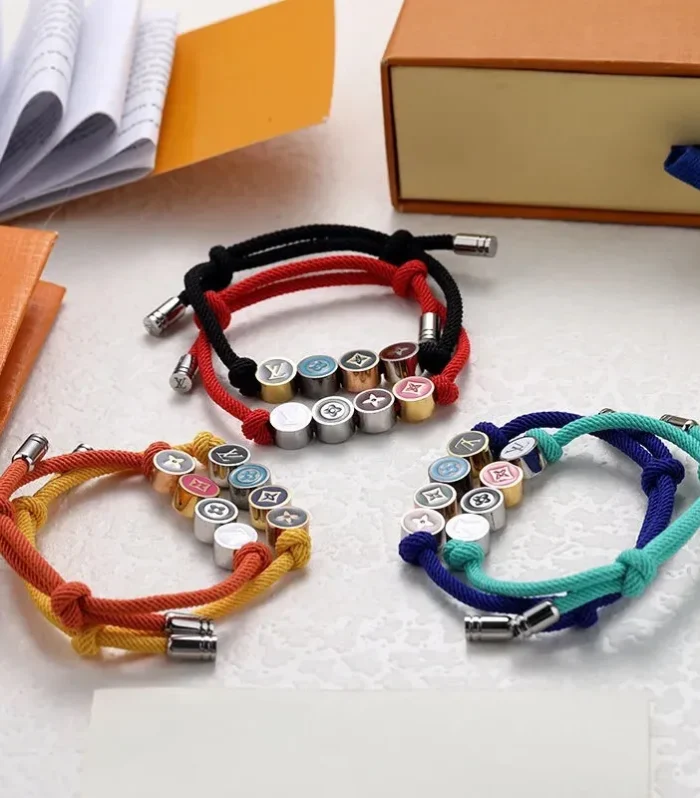 Adjustable Four-Bead Bracelet