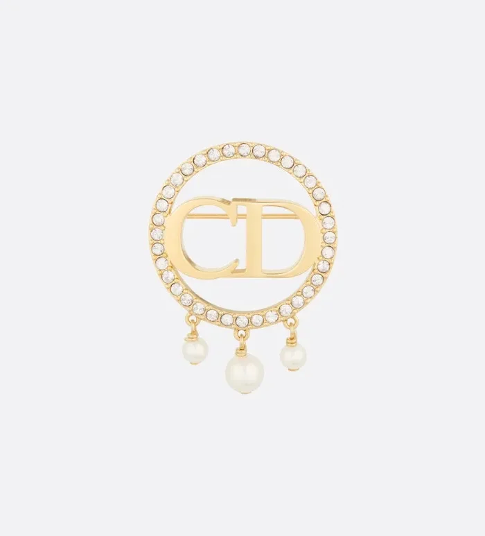 CD Pearl Brooch