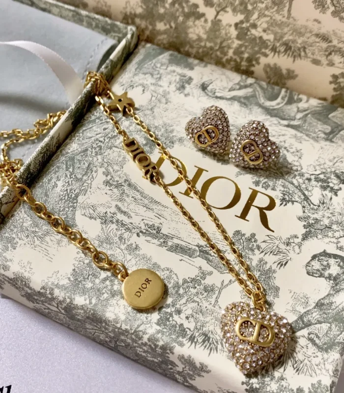 CD Heart Diamond Necklace