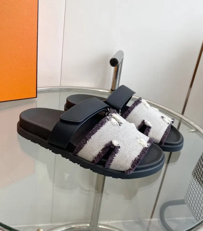 Chypre Techno Sandal black Leather