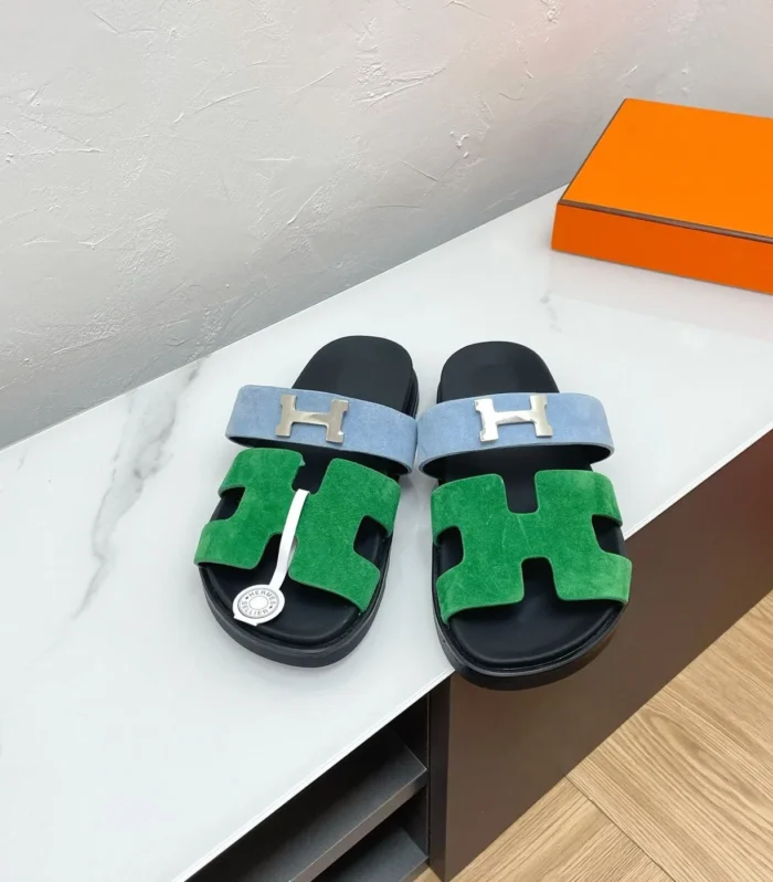 CHYPRE SANDAL OCEAN MIX SKY SUEDE WITH H BUCKLE