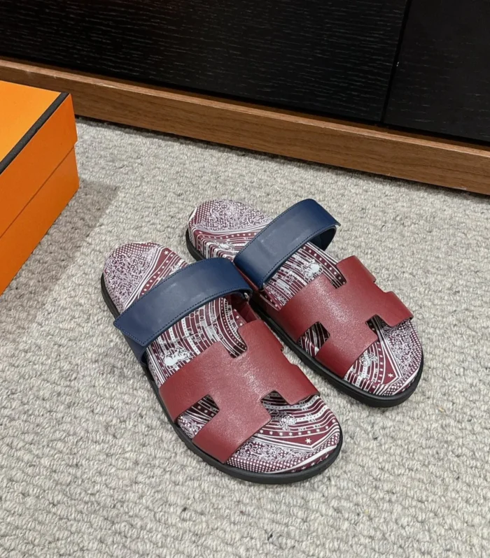 CHYPRE SANDAL BURNT UMBER CALFSKIN UNIQUE