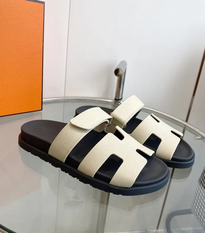 CHYPRE EPSOM Sandal white Leather