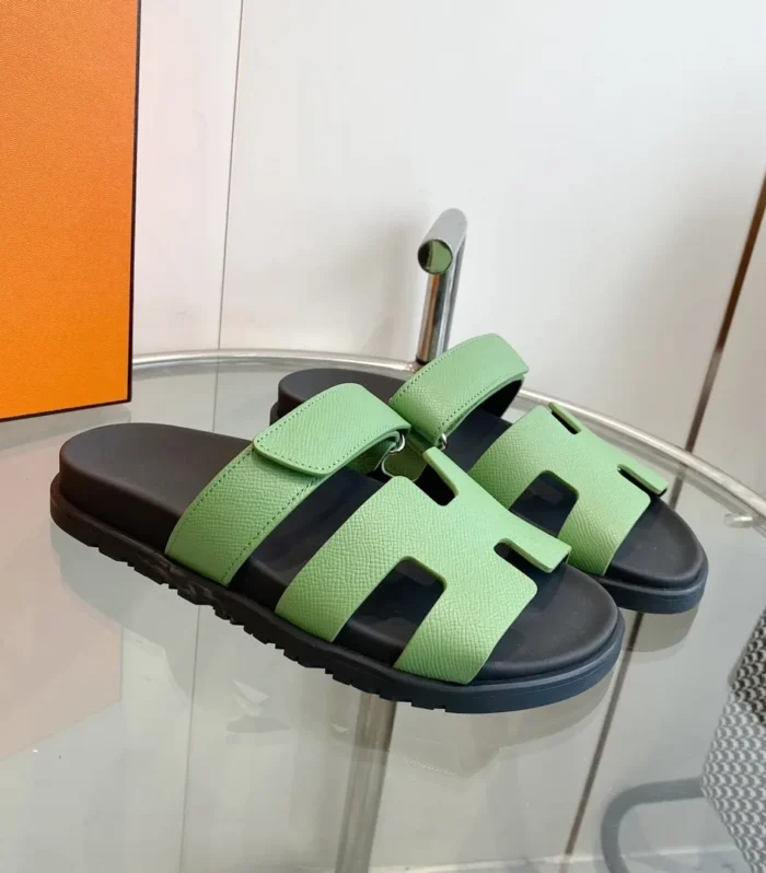 CHYPRE EPSOM Sandal light green Leather