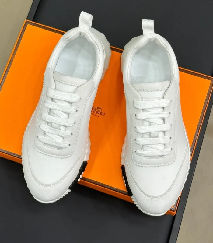 BOUNCING SNEAKERS WHITE CALFSKIN