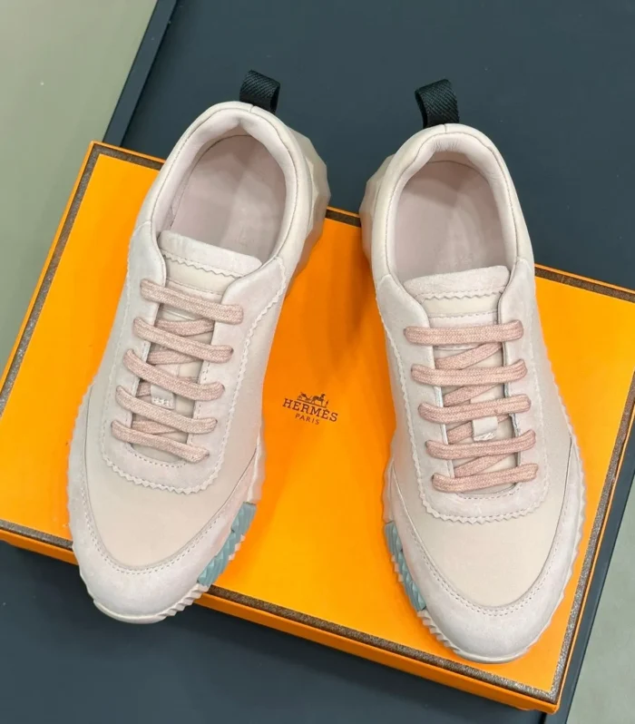 BOUNCING SNEAKERS LIGHT PINK CALFSKIN