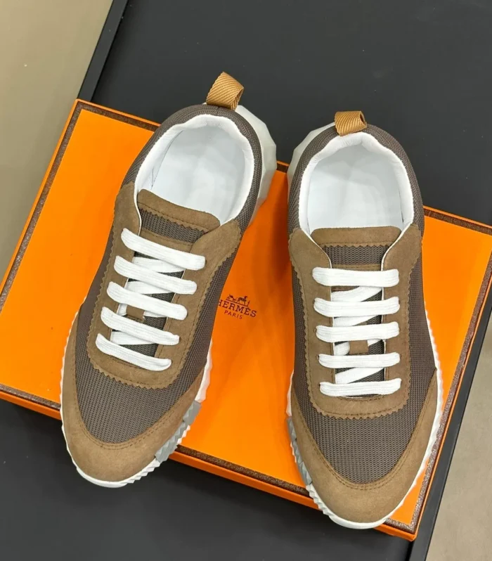 BOUNCING SNEAKERS BROWN CALFSKIN
