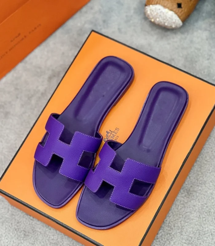 0ran sandal violet epsom goatskin
