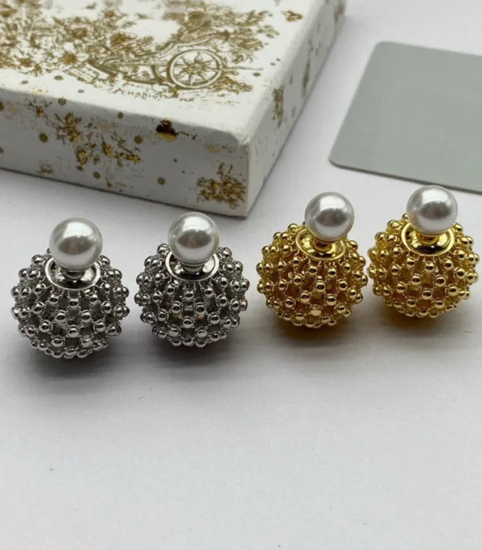 CD TRIBALES PEARL EARRINGS