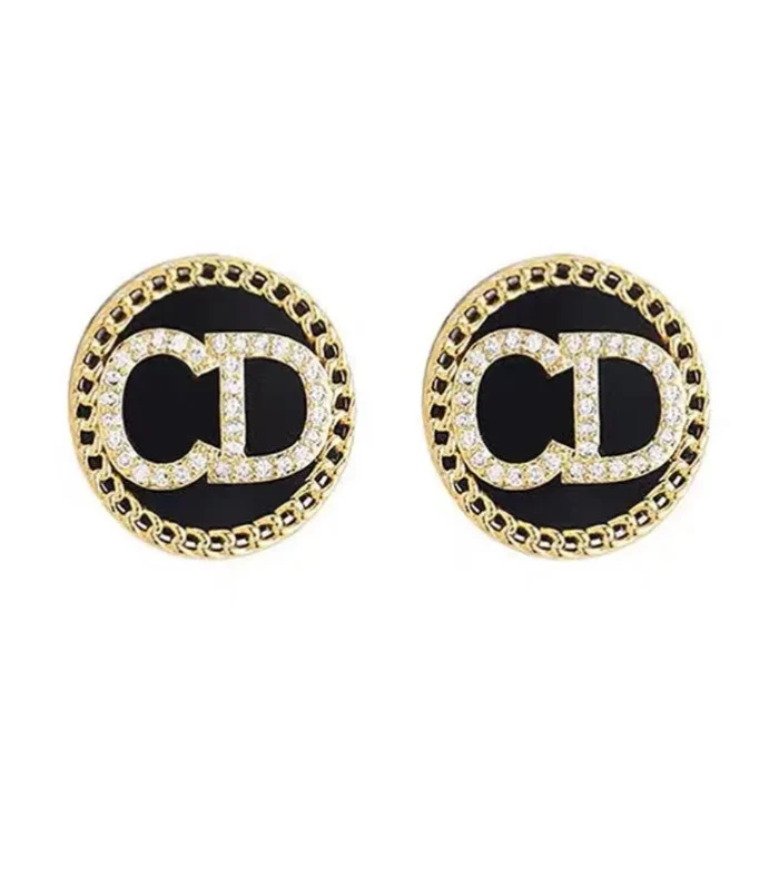 CD DIAMOND ONYX STUD RING