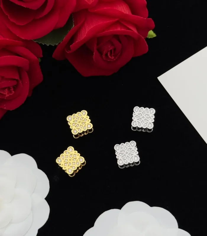 ANAGRAM DIAMOND STUD EARRINGS
