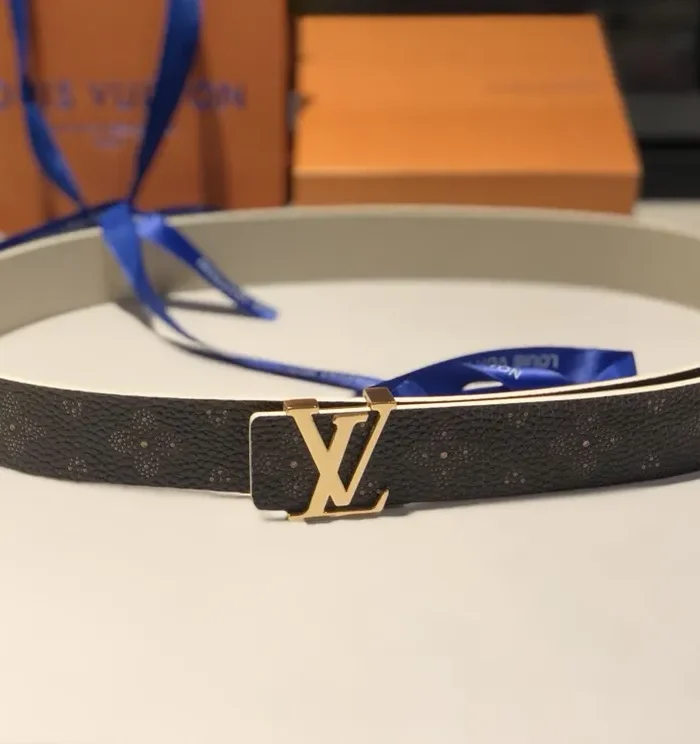 Denim Perforated Belt 3.5cm