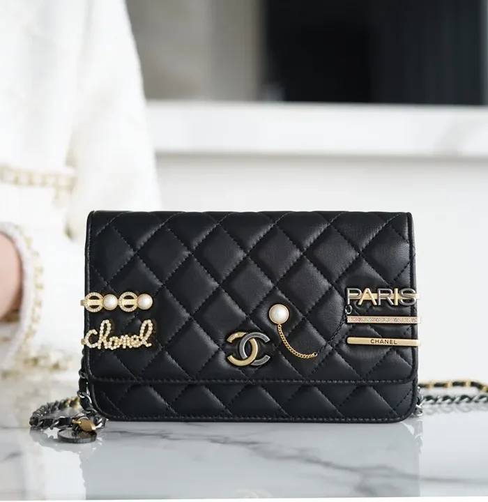 WOC Badge Lambskin