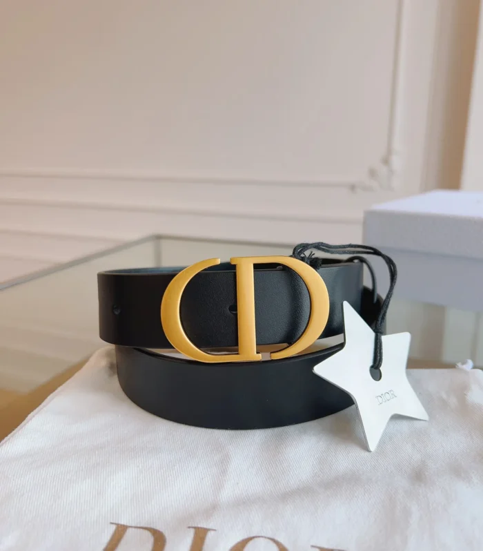 30 Montaigne Belt 3.0 cm Black