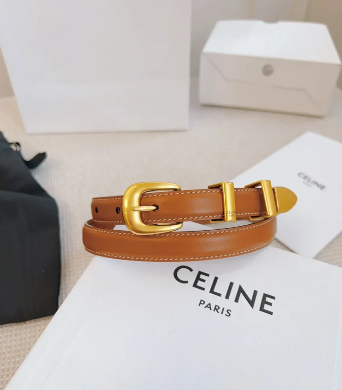 30 Montaigne Belt 1.8cm Brown