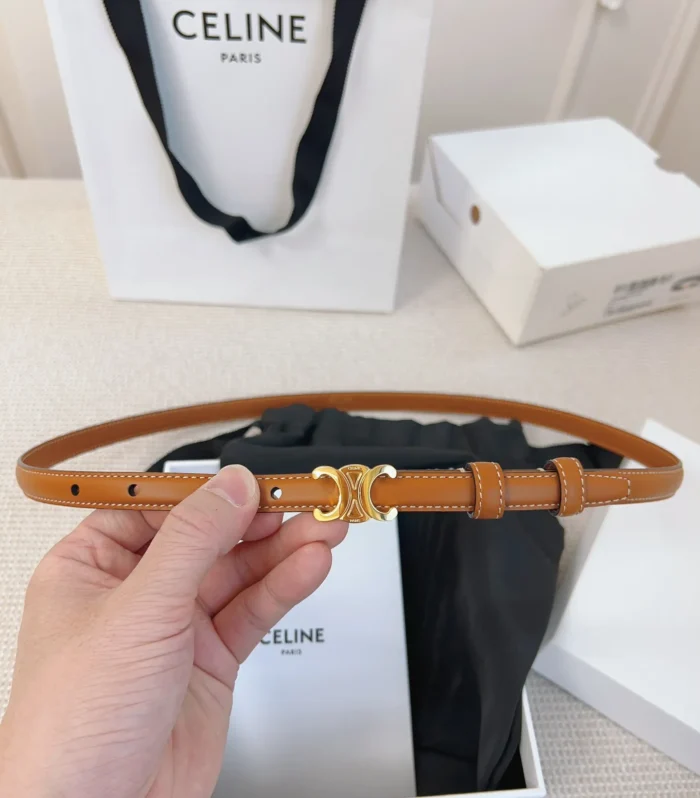 30 Montaigne Belt 1.3cm Brown