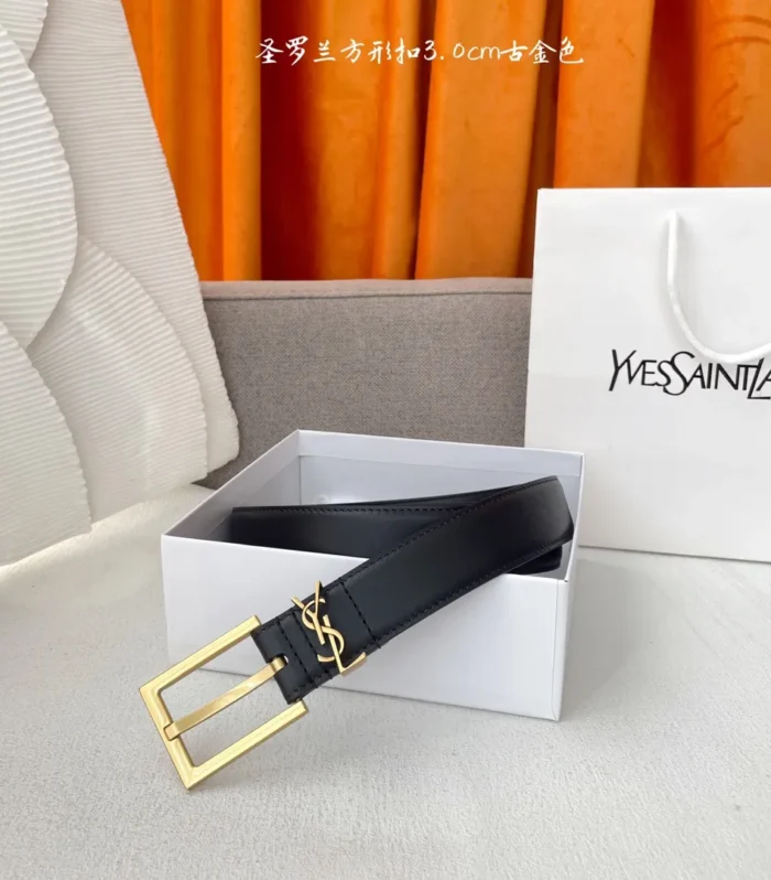 Classic Square Buckle Belt 3.0cm