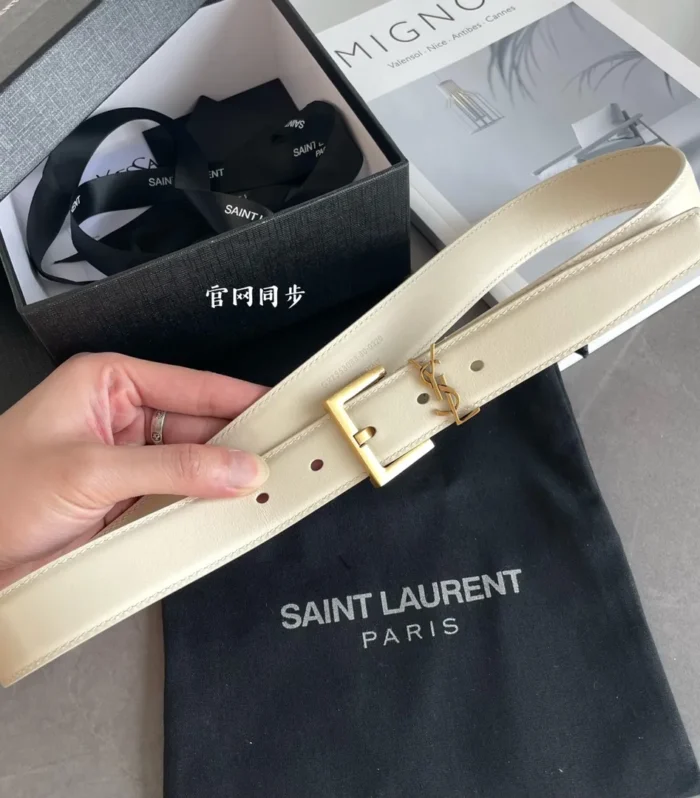 Cassandre Logo Belt 3.0cm