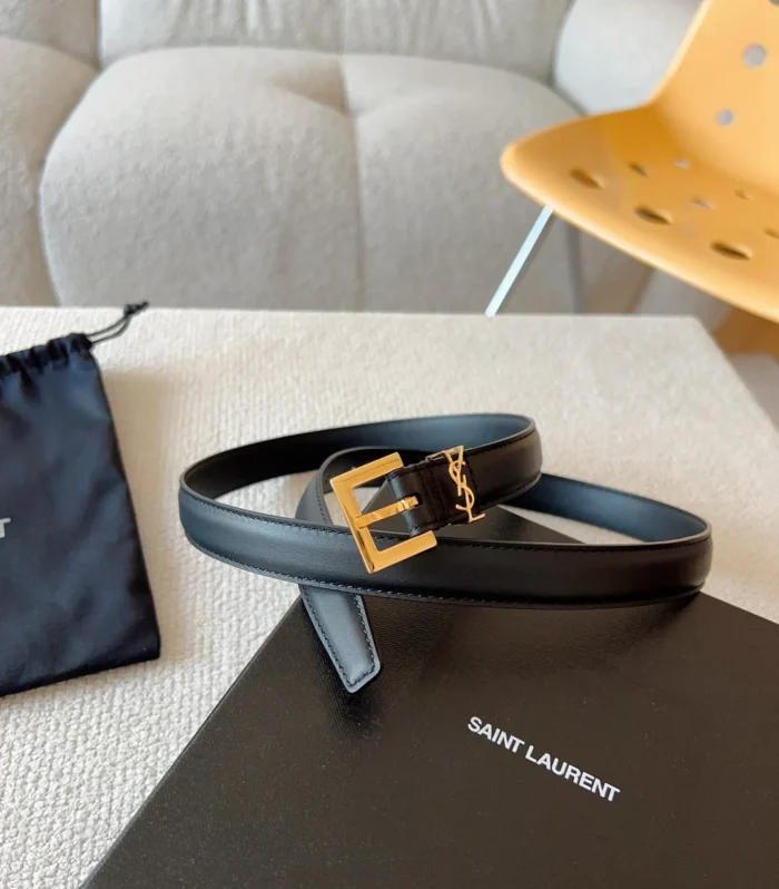 Cassandre Logo Calfskin Belt