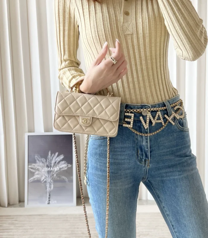 WOC Apricot Phone Bag