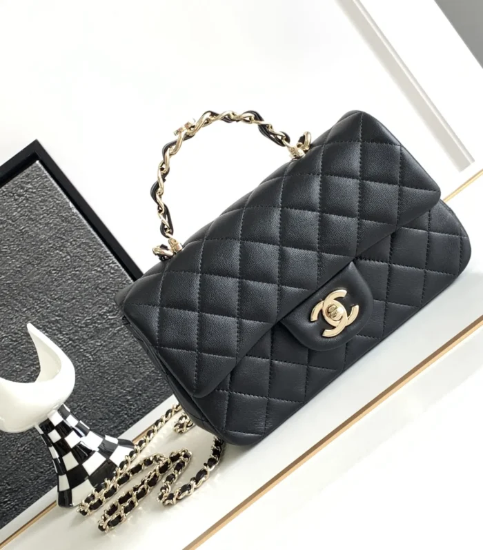 Coco Handle Mini Black Gold
