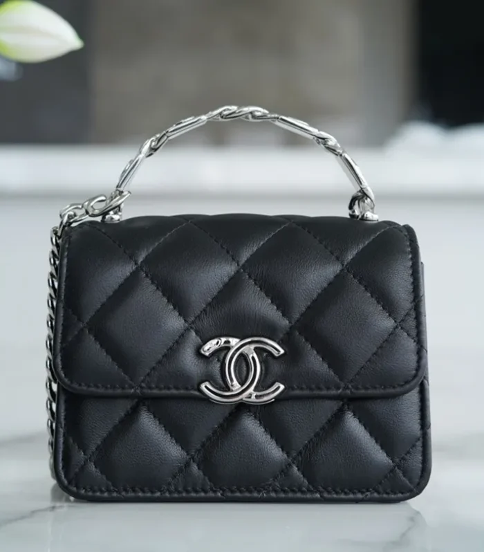 Coco Handle Mini Bag Black