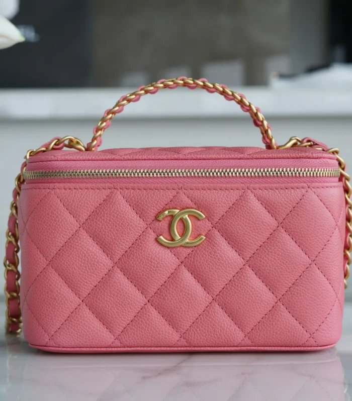 Coco Handle Long Box Coral Pink