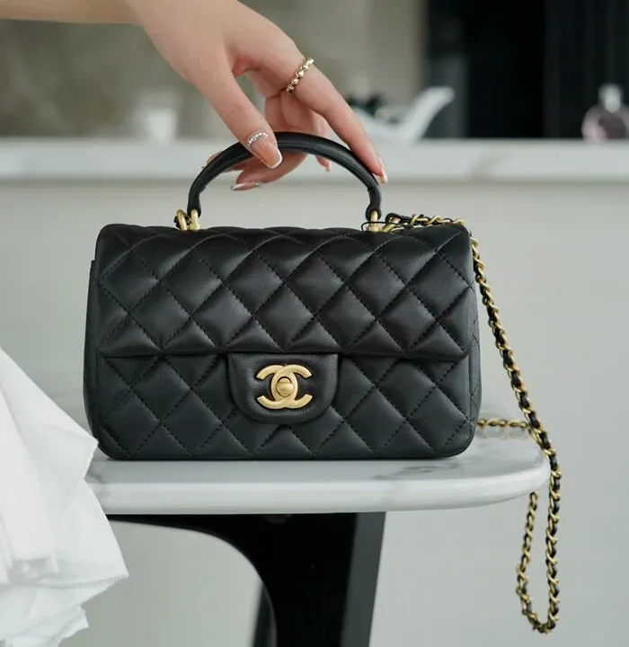 Coco Handle Lambskin Small