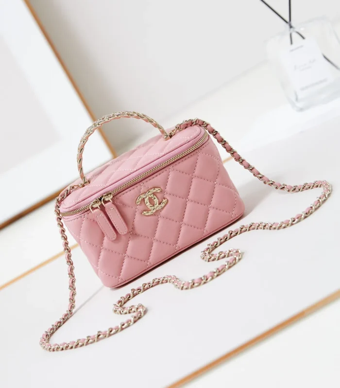 Coco Handle Diamond Box Bag