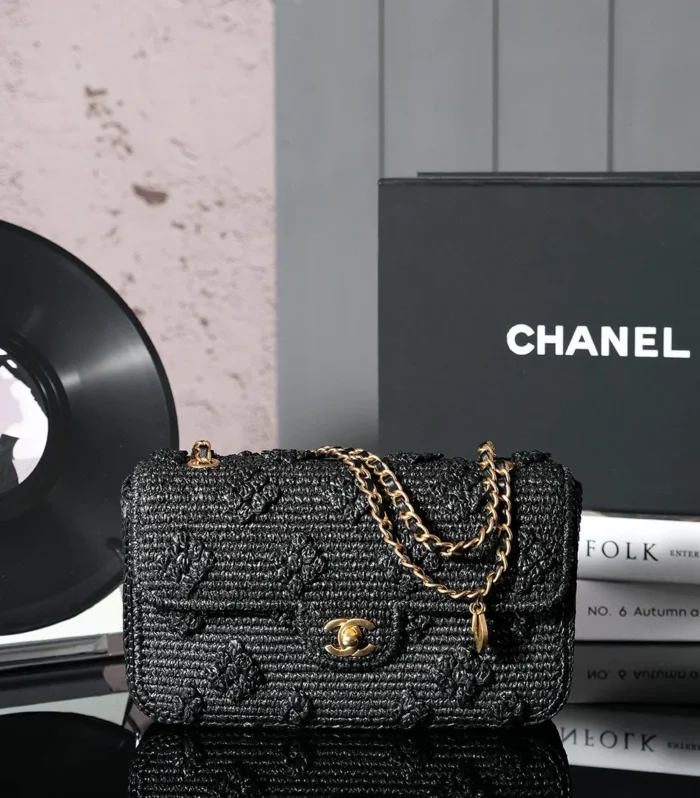 Classic Flap Woven Handbag